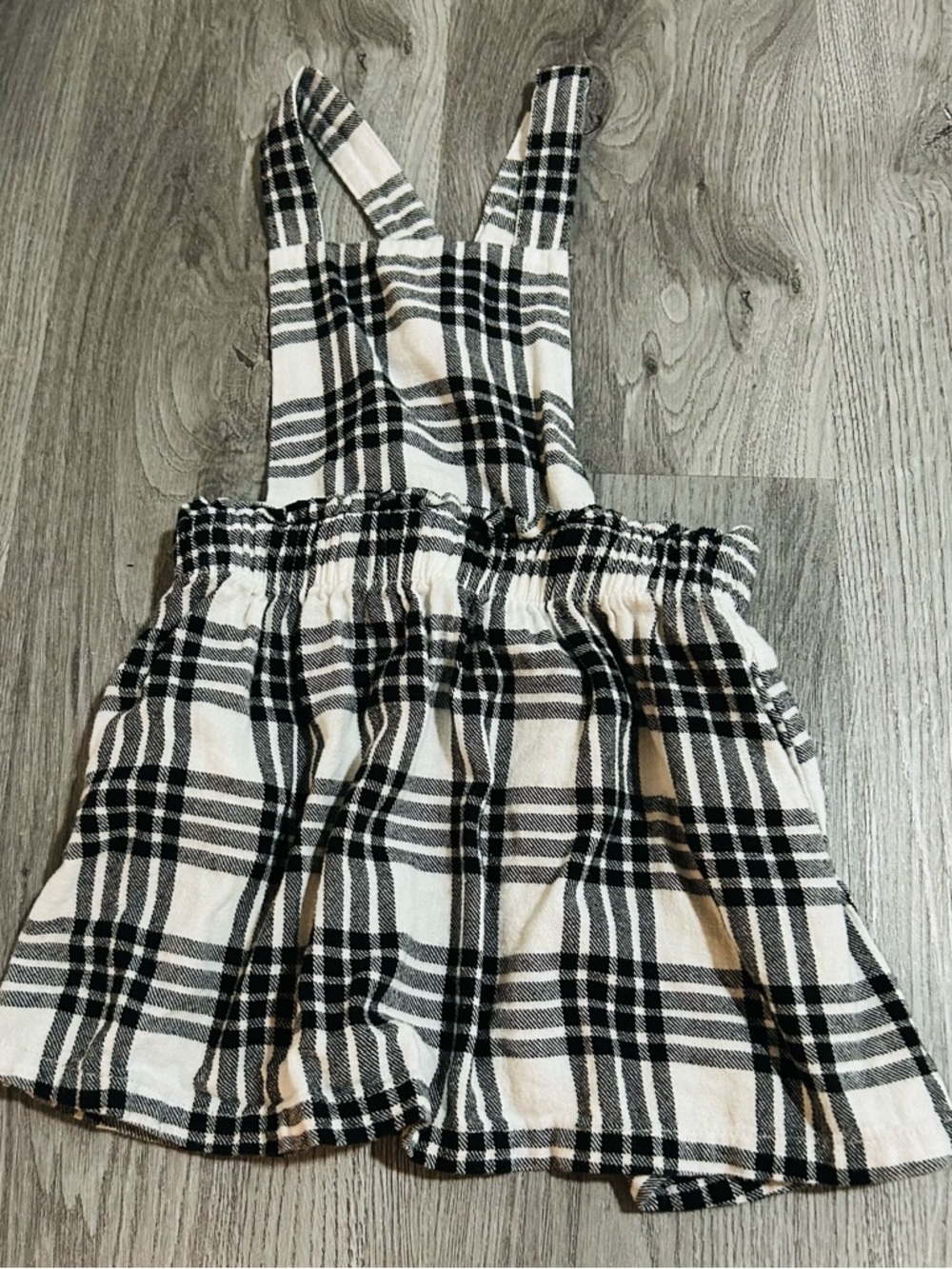 Cat & Jack 3t ($5 Bundle ADD) Black and White Girls' Suspender Skirt